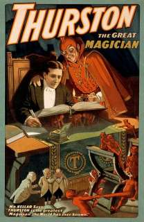 Thurston The Great Magician Magic Poster  
