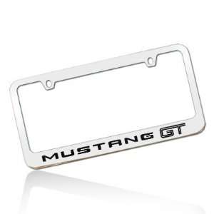  Ford Mustang GT Chrome Brass License Plate Frame 