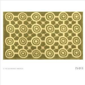  The Rug Market 75013 Contemporary On Target Lime Rug 