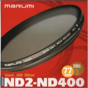 com Marumi 77mm 77 DHG Vari ND ND2 to ND400 400 Neutral Density Fader 