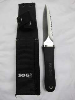 SOG Pentagon Fixed Blade Knife with Sheath  