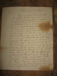 1792 Josiah Parker REV WAR 1st VA Congress Signed ALS  