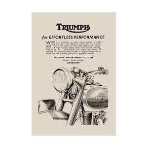  Triumph of Effortless Performance 20x30 poster