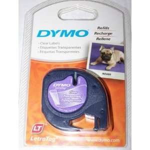 DYMO Labeling Tape, LetraTag Labelers, Plastic, 1/2x13 