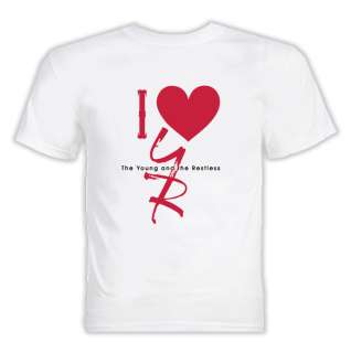 love heart Young and the Restless tv show t shirt  