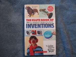 KLUTZ BOOK OF BRILLIANTLY RIDICULOUS INVENTIONS 6 books  