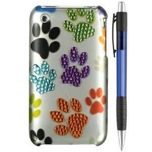  Dog Paws On Silver Premium Design Snap on Protector Hard Cover 