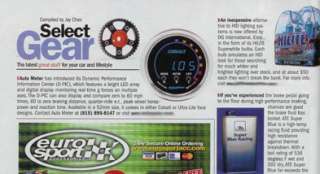 bulbs have just been featured in European Car Magazine 