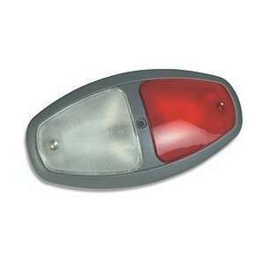    Red/Clear Interior Lamp, Push Lens 8080 8081 Series Automotive