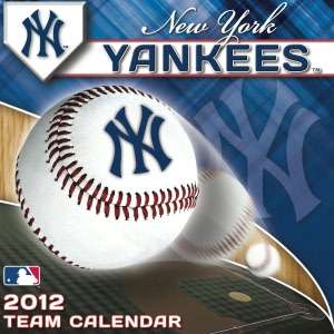   2012 NEW YORK YANKEES BOX CALENDAR by TURNER 
