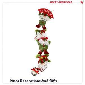  HOTER® Steaking Santa Hanging Decors (4 pack), Christmas 
