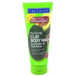  Freeman Feel Beautiful Clay Body Wash With Avocado & Oat 6 