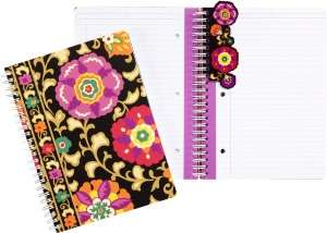  Vera Bradley Suzani Spiral Notebook Journal (6x8) by 