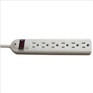   Products 6 Outlet Power Strip Surge Protector 6 270 Joules 89032