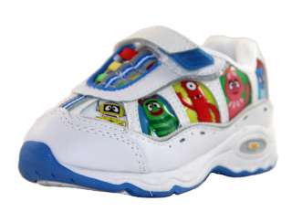 Yo Gabba Gabba White Multi Character Shoes Toddler Sz  
