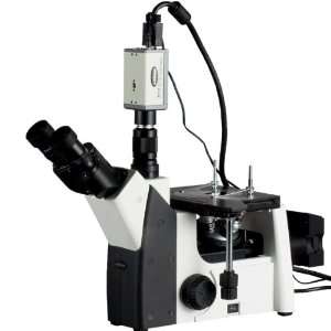    800X Inverted Trinocular Metallurgical Microscope + 1.8MP VGA Camera