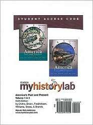 MyHistoryLab Student Access Code Card for America Past and Present 