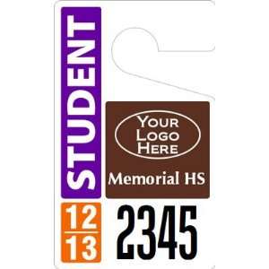  Plastic ToughTags for Student Parking Permits ValueTag, 3 
