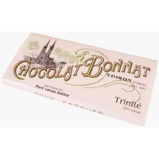 Chocolat Bonnat Trinite 75% Dark Chocolate Bar  Grocery 