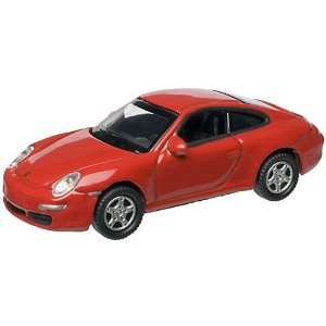  HO Die Cast Porsche 911 Carrera S Coupe, Red Toys & Games