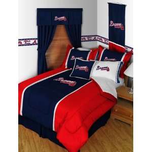  MLB Atlanta Braves Comforter Set Twin Single Size Bedding 