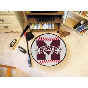  Mississippi State University Round Baseball Mat (29 