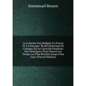   JusquÃ  Nos Jours (French Edition) Emmanuel Besson Books