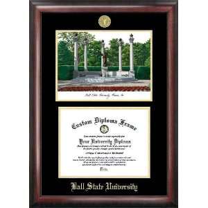  Ball State University Gold Embossed Frame, with 