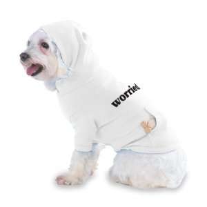  worried Hooded (Hoody) T Shirt with pocket for your Dog or 