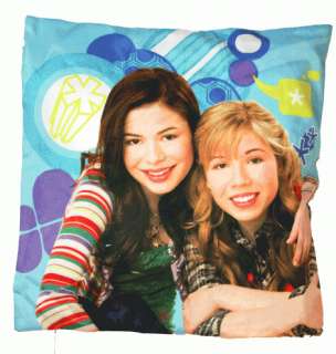 NEW iCARLY FILLED PLUSH PRINTED CUSHION PILLOW BEDDING  