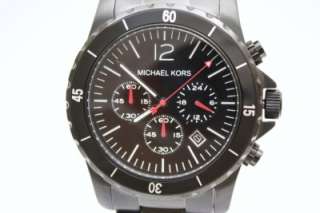 Nuevo reloj MK8161 negro de cronógrafo de hombres de Michael Kors