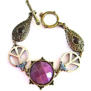 Lucky Brand Peace Purple Bracelet