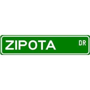 Zipota Street Sign ~ Martial Arts Gift ~ Aluminum Sports 
