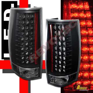 07 08 09 CHEVY SUBURBAN TAHOE TAIL LIGHTS LED G4* BLK  