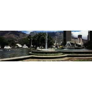  Fountain with Table Mountain in the Background, Cape Town 