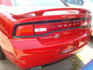DODGE CHARGER Unpainted Spoiler Wing Trim 2011 2012  