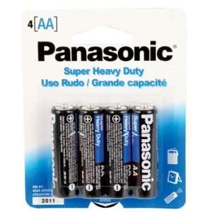 Pack AA Batteries Panasonic Super Heavy Duty UM 3NPA   1 x 4 Pack 
