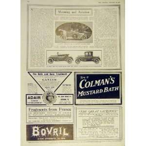   Motor Poona Salmons Coupe Bovril ColmanS 1916