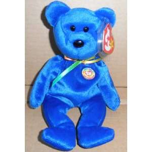  TY Beanie Babies Clubby Bear Stuffed Animal Plush Toy   8 