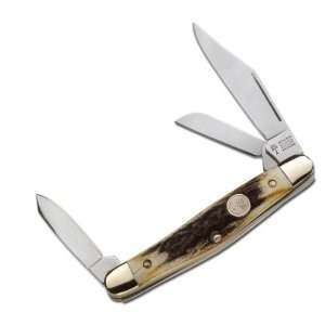 Boker Folder Knife 117588HH STAG Medium STOCKMAN B 117588HH Folding 