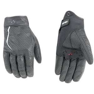 Can Am Spyder Leather Respirator Gloves Charcoal Medium  