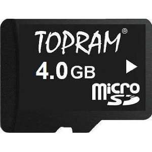  4GB microSD HC card for mobile phones with SD adapter by 