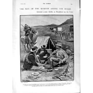  1901 GENERAL LOUIS BOTHA VELDT WAR SHIPS OPHIR JUNO