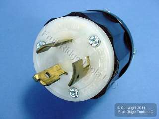 Leviton Non NEMA Locking Plug Turn Lock 20A 125/250V  