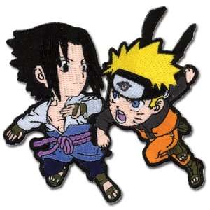  Naruto Shippuden Chibi Sasuke vs Naruto Anime Patch Toys 