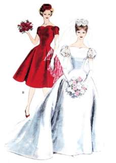 99 PRINCESS WEDDING GOWN PATTERN FOR ALL SIZE DOLLS  