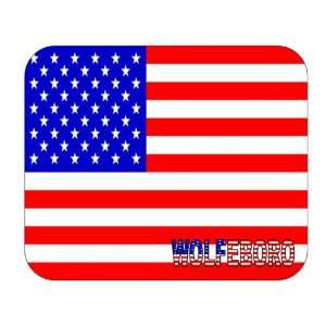  US Flag   Wolfeboro, New Hampshire (NH) Mouse Pad 