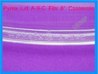 Welcome This Sale is for a Pyrex Lid, A 9 C, Replacement Corning Ware 