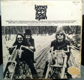 JAMES GANG rides again LP vinyl SPBA 6253 VG 1970 UK  