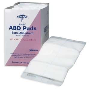  Medline Abdominal (ABD) Pads Case Pack 432   411417 